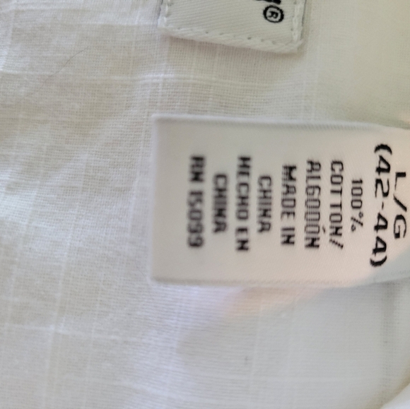 Mens Covington 100%Cotton Short Sleeve Summer Shirt L - Picture 5 of 6